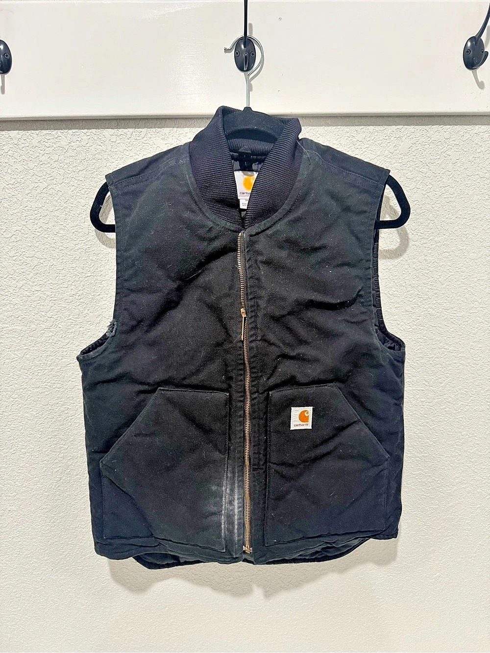 Carhartt V01 Arctic Quilt-Lined Duck Vest Men's Black Medium